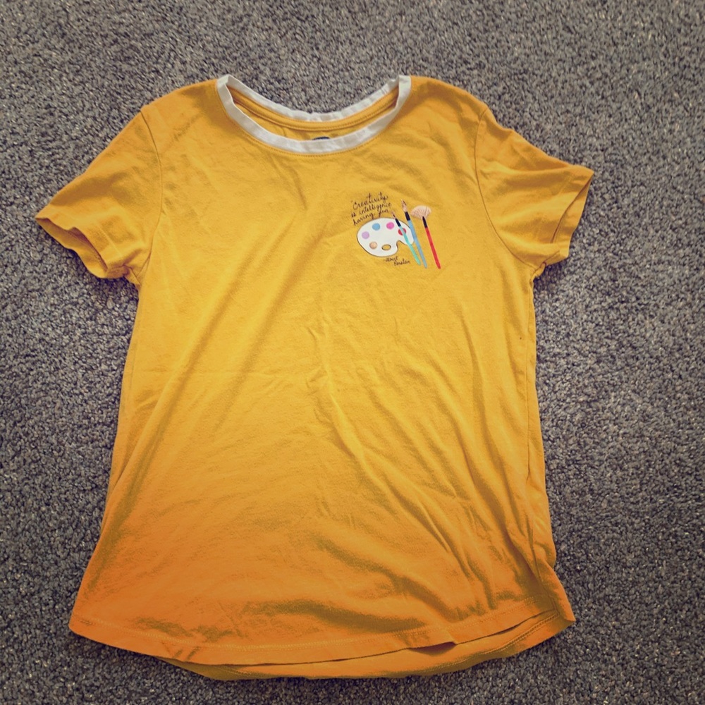 Yellow shirt from old navy :) barely worn